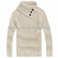 PK17ST211 Turndown Kragen Casual Style Baumwolle Pullover für Männer